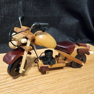 Wooden Craft Motorcycle model